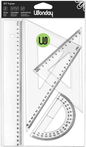 Geometrieset tlg 2x - geometrieset, 4-tlg