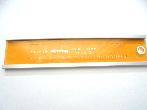 Rotring schriftschablone mit - schriftschablone,