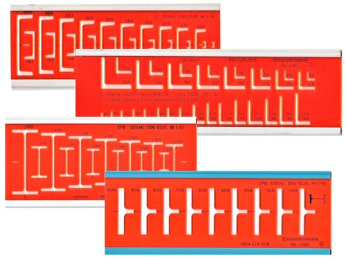Standardgraph schablonen 4301 - schablonen,
