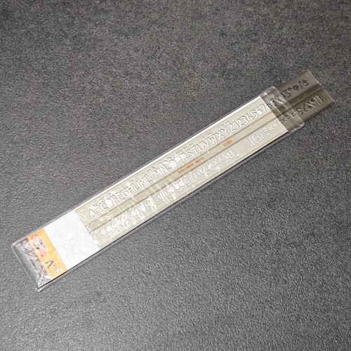 Stück schriftschablone - 10,