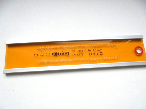 Rotring schriftschablone mit - rotring,