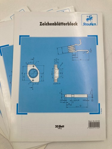 Zeichenblock technisch 20bl - zeichenblock,