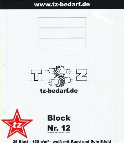 Technisches zeichnen - technisches, (tz)
