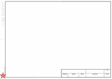 Zeichenkarton A3 mit RAND