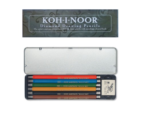 Fallbleistift set metallbox - fallbleistift, in