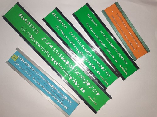 Schriftschablone gebraucht - schriftschablone, -gebraucht-