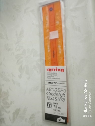 Rotring schriftschablone - rotring,
